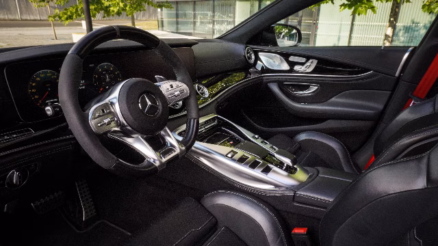 Mercedes-AMG GT 53 — wnętrze, wynajem w Warszawie